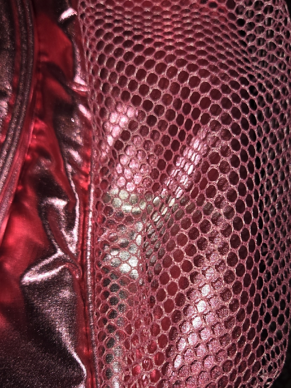 Simply Southern Metallic Pink Pickleball Travel Tote NWOT - Picture 6 of 7